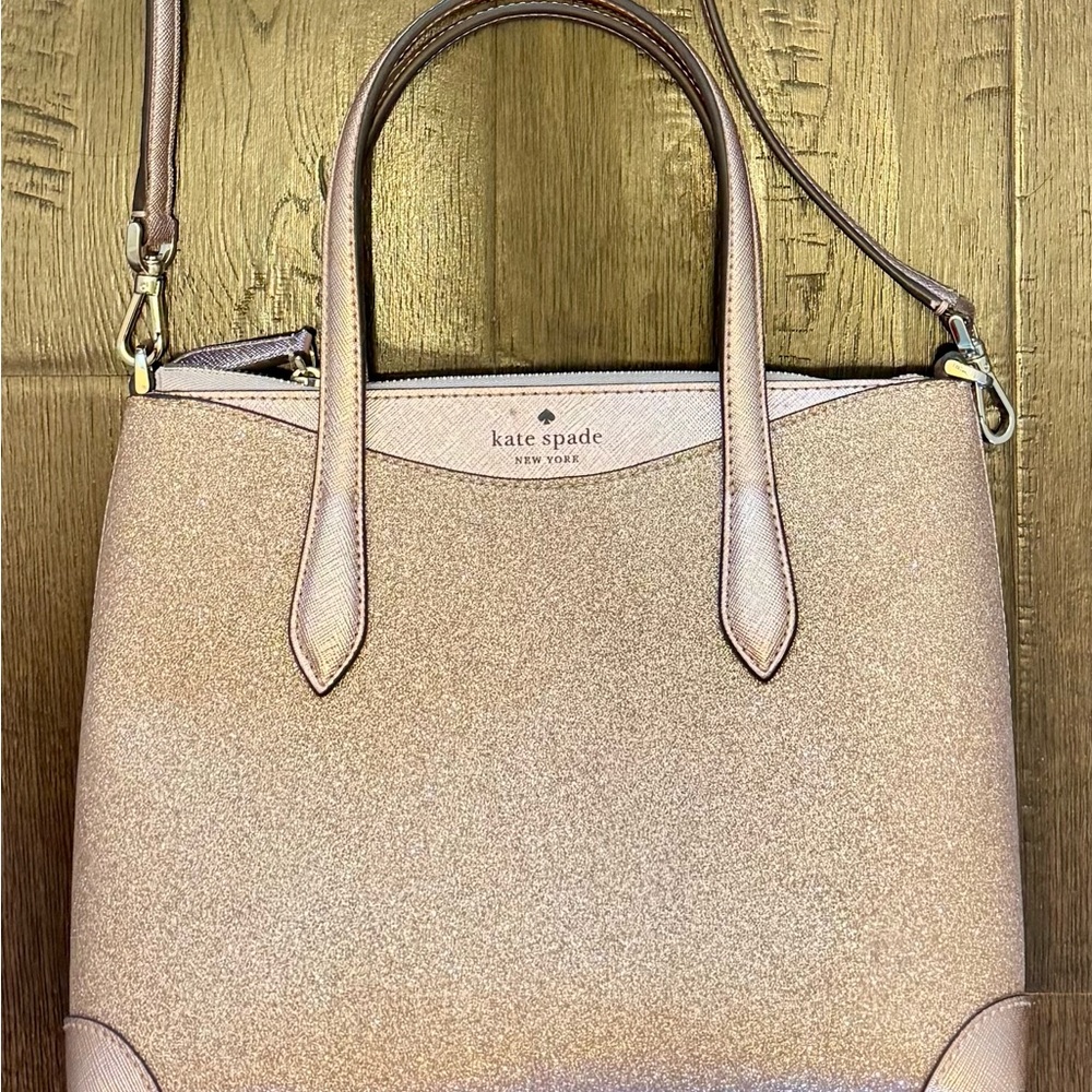 Kate Spade Champagne Satchel with Classic Elegance